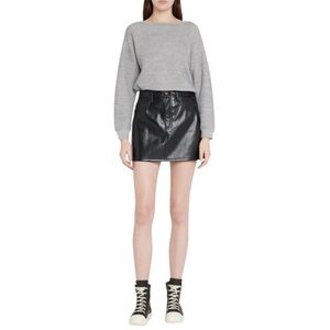 Citizens Of Humanity Beatnik Recycled Leather Mini Skirt